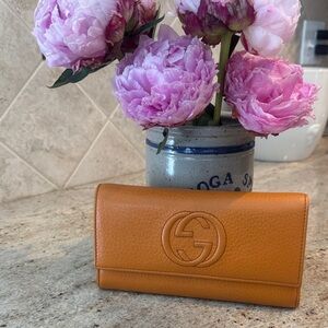 Gucci GG Decorated Flap Wallet